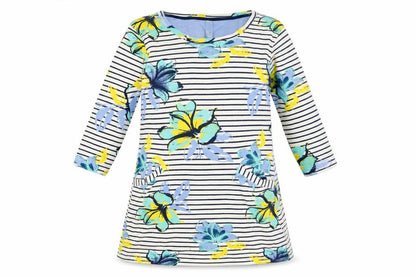 Weird Fish Women's Multicoloured Floral Shift Dress Size 10