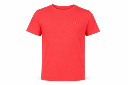 Tommy Hilfiger Boys Red T-Shirt M Short Sleeve Basic Logo