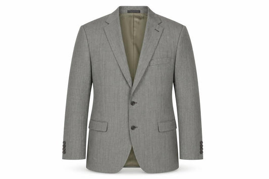 Lauren Ralph Lauren Men's Grey Blazer 44 Regular Wool