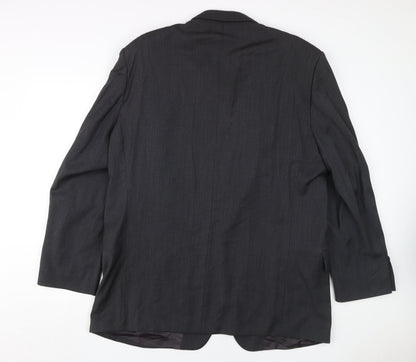 Pierre Cardin Men's Black Blazer, 44 Chest, Regular Fit