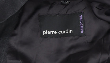 Pierre Cardin Men's Black Blazer, 44 Chest, Regular Fit