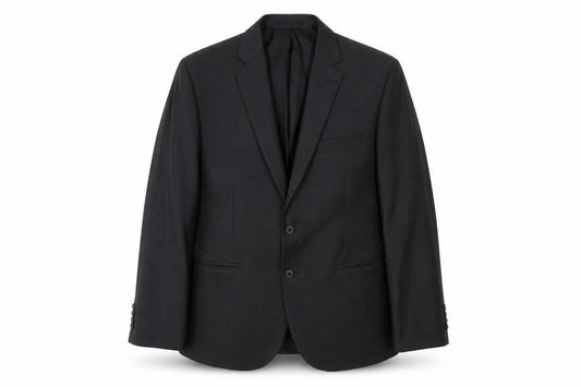 Moss Black Men's Blazer, Size 40, Regular Fit