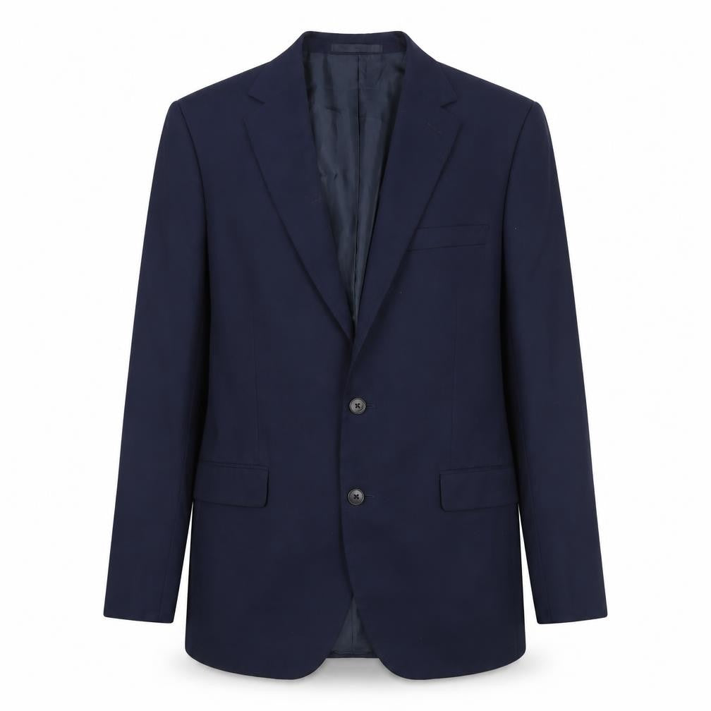 Moss Esq Men's Blue Blazer 40 Regular Fit Business