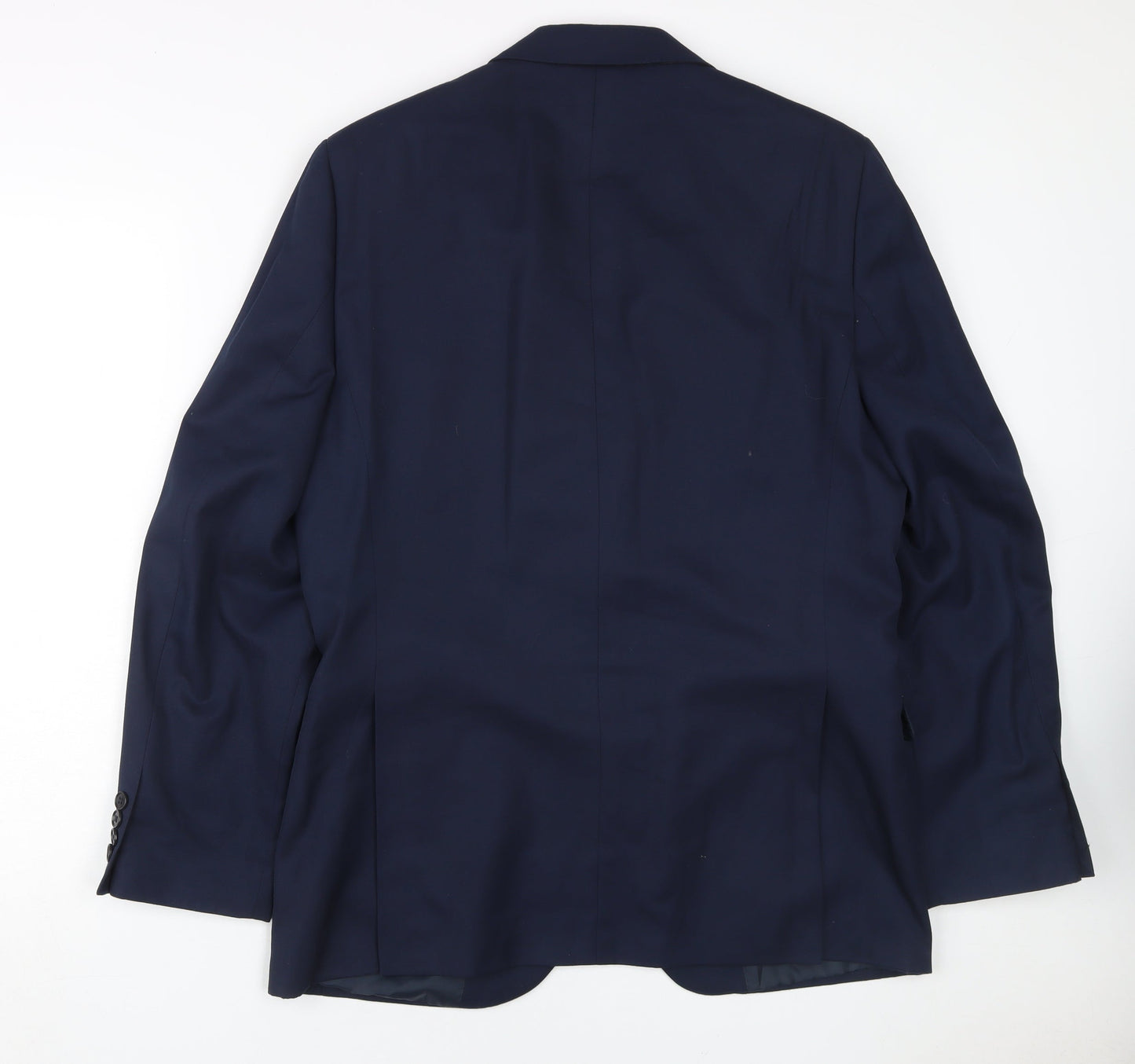Moss Esq Men's Blue Blazer 40 Regular Fit Business