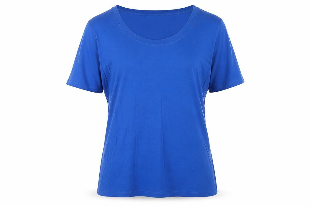 Jasper Conran Women's Blue Basic T-Shirt Size 16