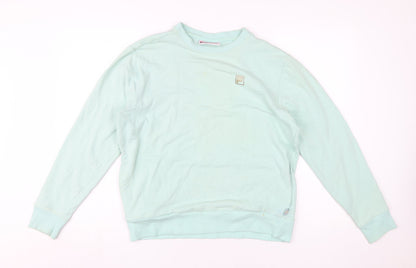 Fila Womens Blue Pullover Sweatshirt S