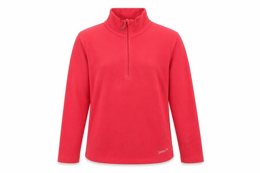 Gelert Women's Red Fleece Pullover Sweatshirt Size 10