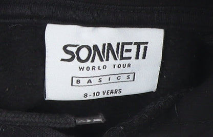 Sonneti Boys Black Pullover Hoodie 8-10 Years