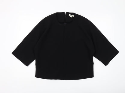 Whistles Women's Black Blouse 3/4 Sleeve