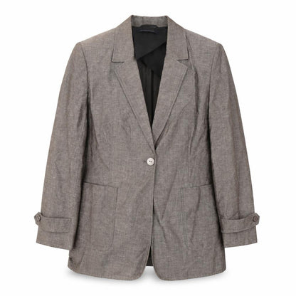 Windsmoor Brown Women's Blazer, Size 10, Linen Blend