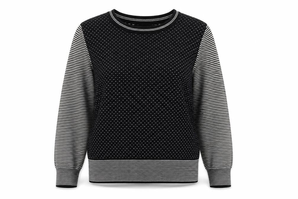 Viyella Women's Black Polka Dot Pullover Jumper L