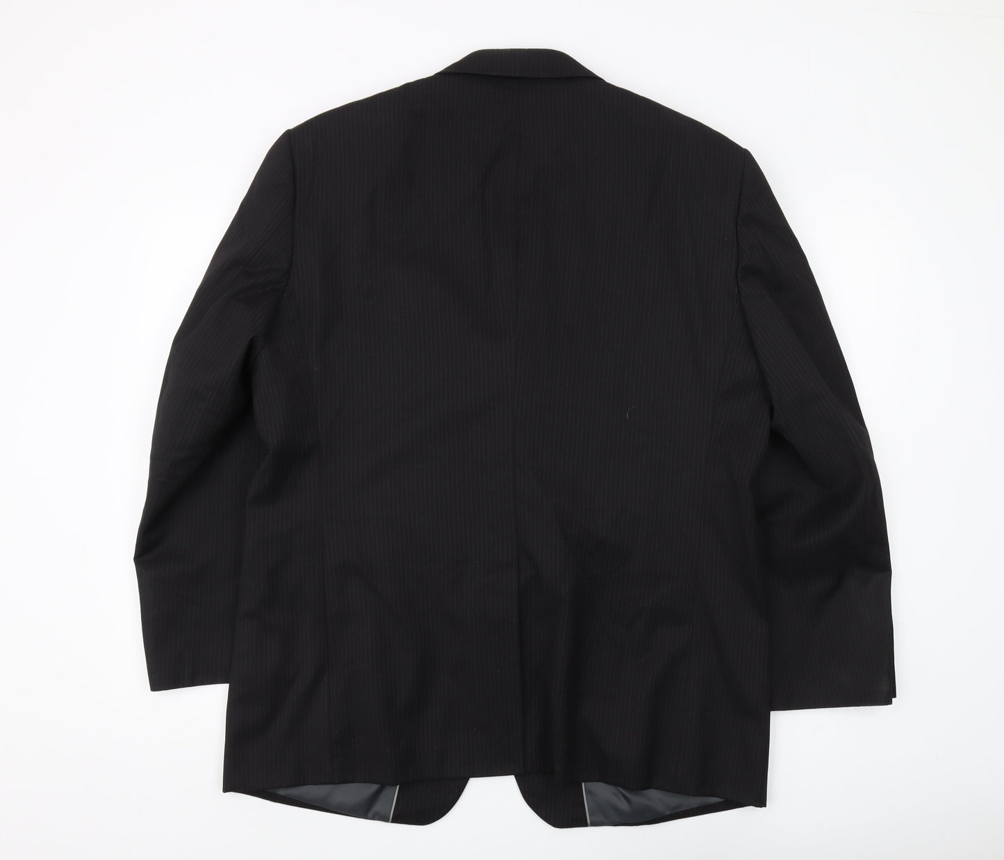 Moss Men's Black Suit Jacket, Size 44, Short Fit