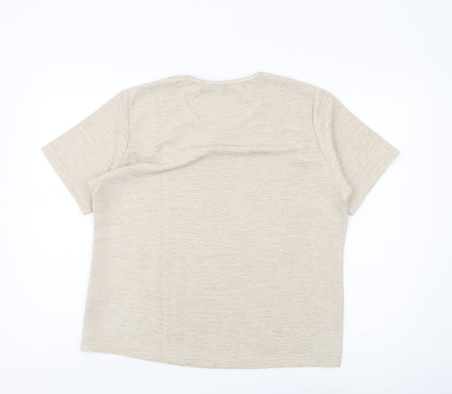 Honor Millburn Women's Beige T-Shirt Size 14