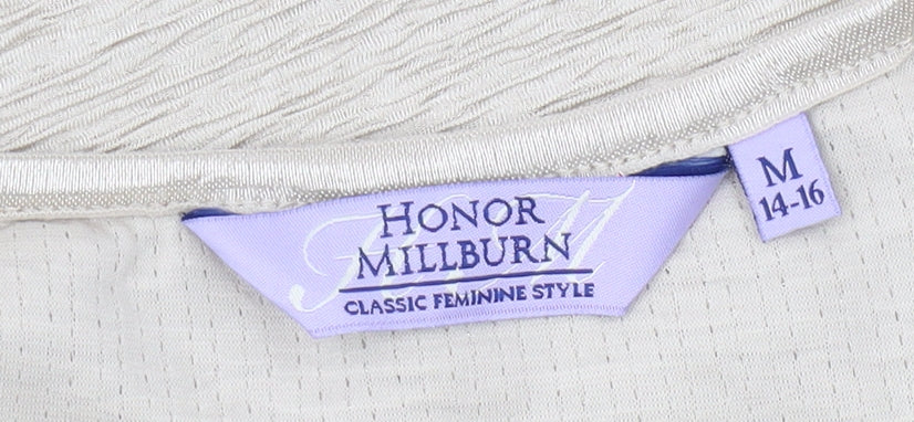 Honor Millburn Women's Beige T-Shirt Size 14