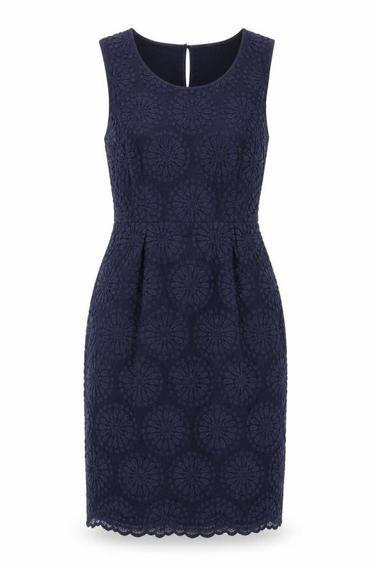 Boden Women's Blue Sheath Dress, Size 12, Formal
