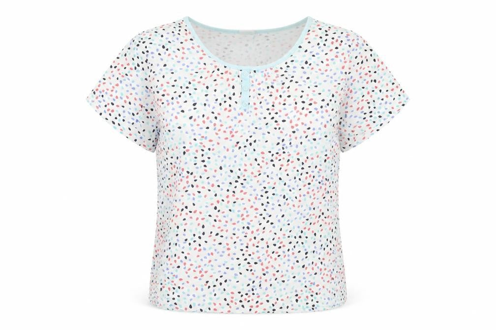 Damart Women's Multicoloured L Basic T-Shirt