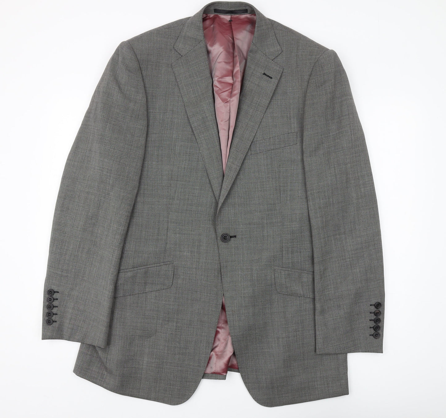 Marks and Spencer Men’s Grey Wool Suit Jacket 40L