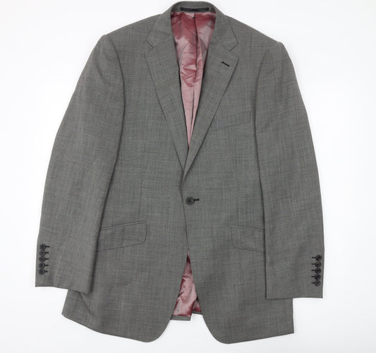 Marks and Spencer Men’s Grey Wool Suit Jacket 40L