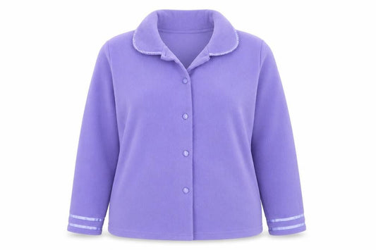 Bonmarché Womens Purple Basic Jacket Size 12/14 Collared Casual
