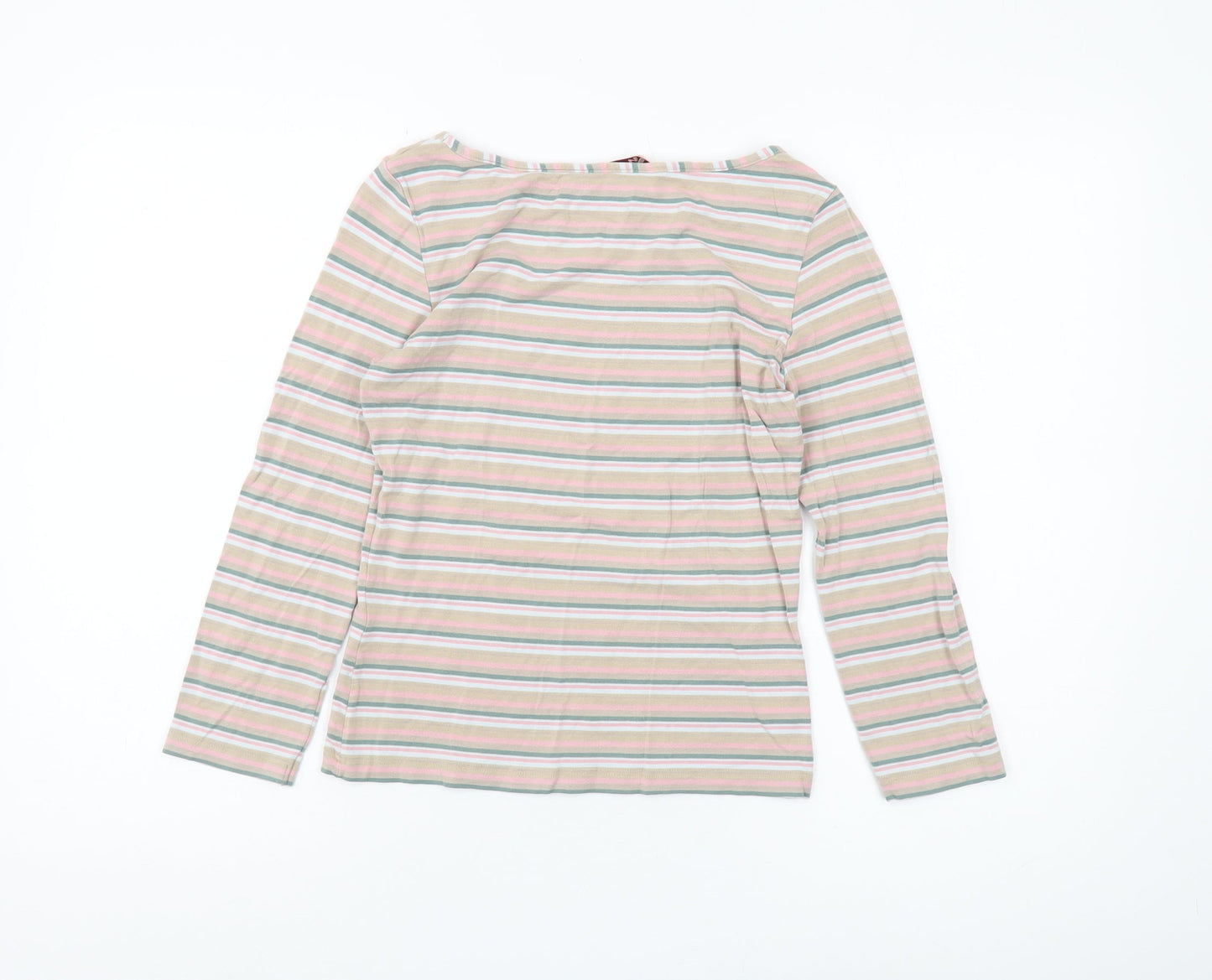 Monsoon Women's Multicoloured Striped Long Sleeve Top