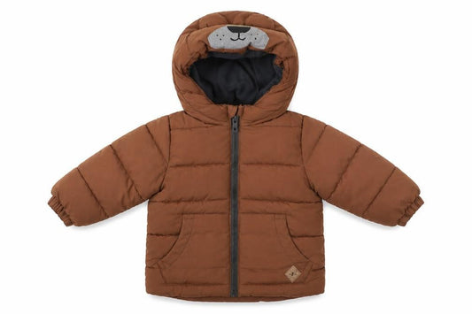 Next Unisex Toddler Brown Puffer Jacket 9-12 Months
