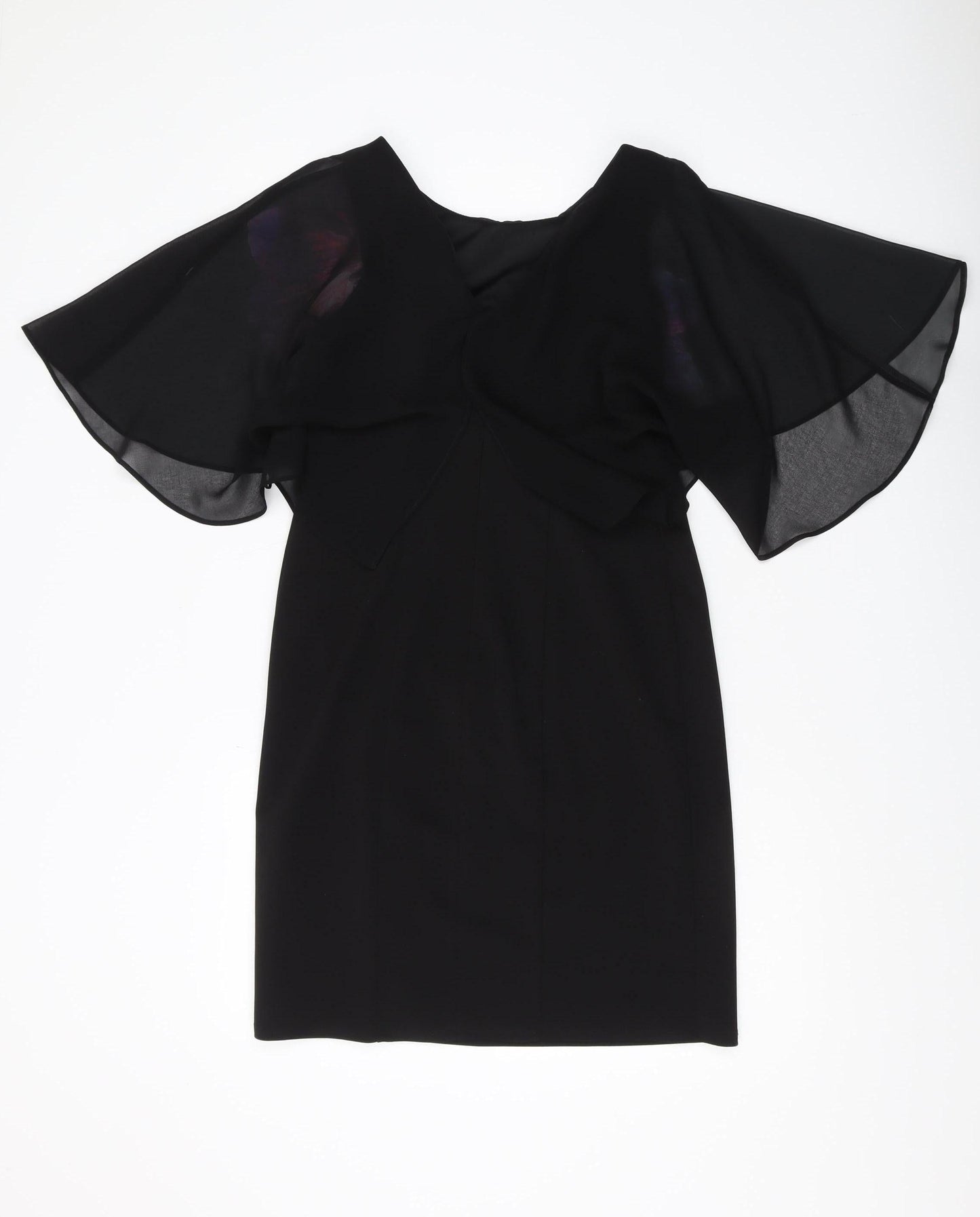 Wallis Petite Black Floral Shift Dress - Women 8