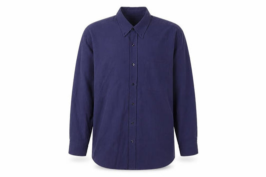 Marks & Spencer Men's Purple Long Sleeve Shirt