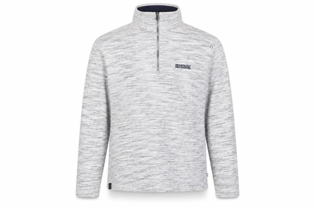 Regatta Men's Grey 1/4 Zip Sweatshirt, Size L, Outdoor Essential