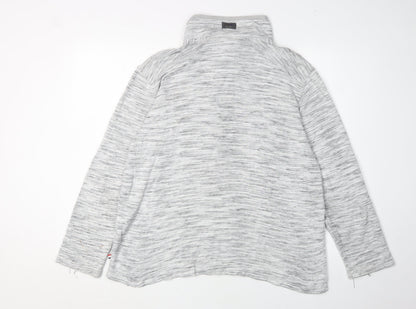 Regatta Men's Grey 1/4 Zip Sweatshirt, Size L, Outdoor Essential