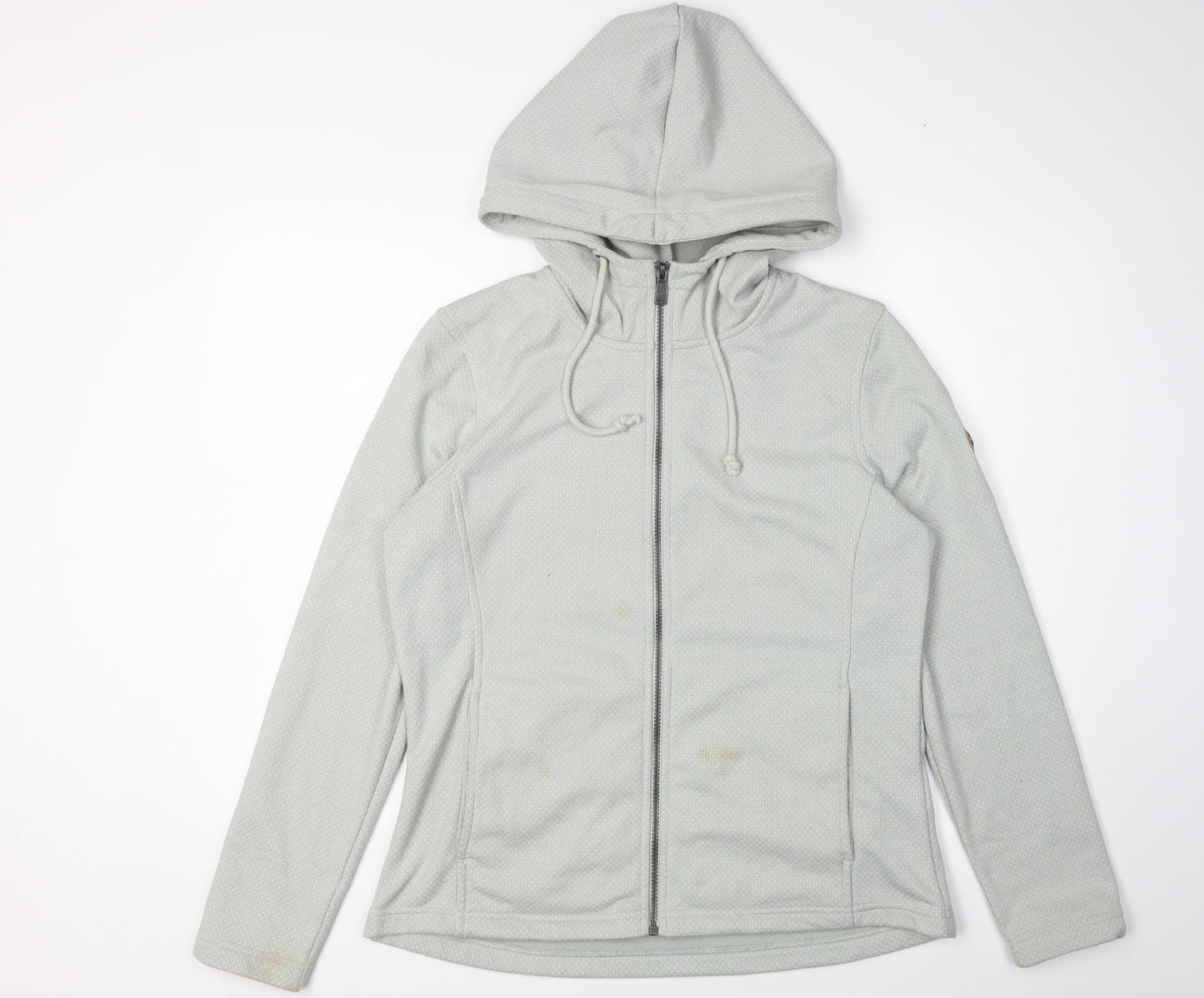 Regatta Women's Grey Hooded Fleece Jacket Size 14