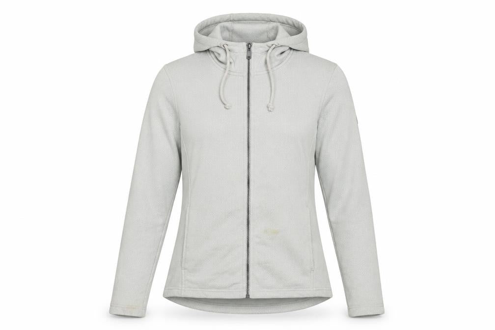 Regatta Women's Grey Hooded Fleece Jacket Size 14