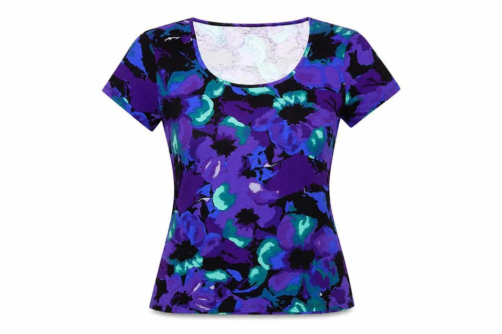 Precis Women Multicoloured Floral T-Shirt Size L