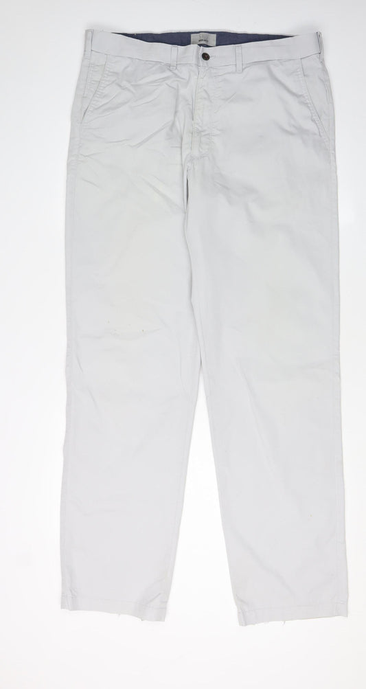 Marks and Spencer Men's Grey L Chino Trousers