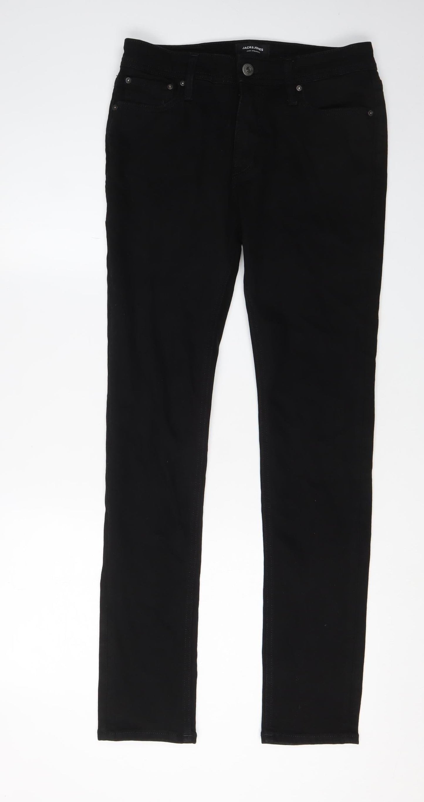 Jack & Jones Men's Black Skinny Jeans Size 30