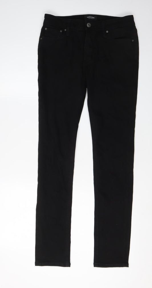 Jack & Jones Men's Black Skinny Jeans Size 30