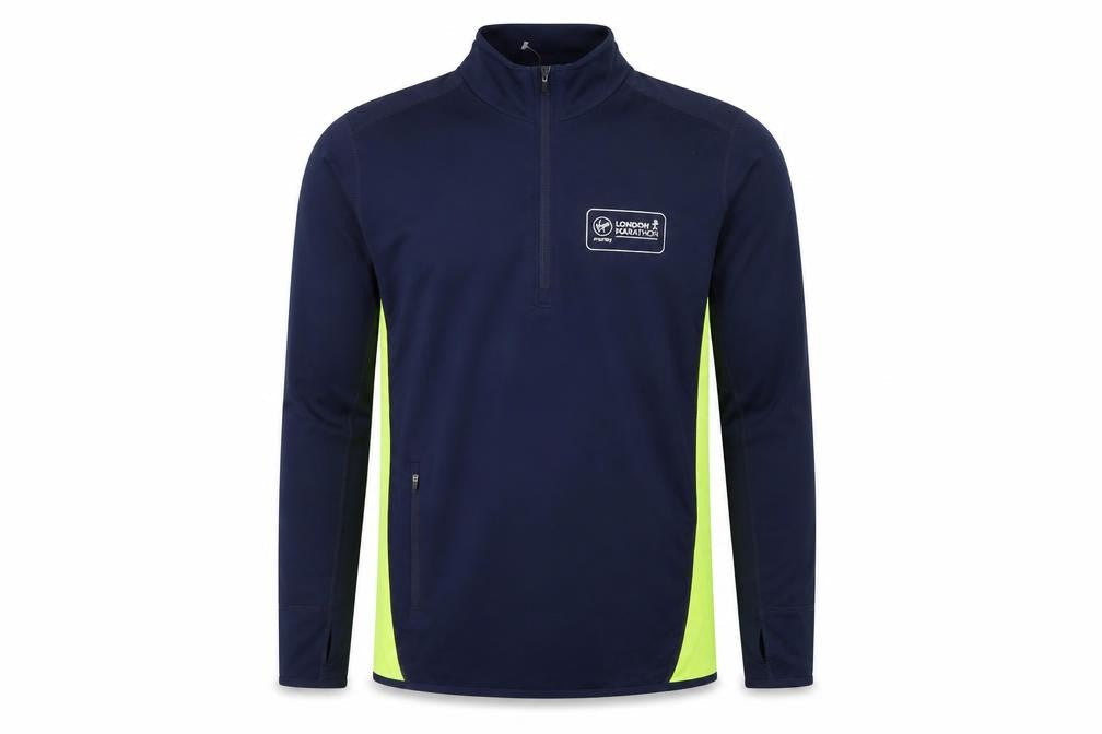 London Marathon Men's Blue Running Sweatshirt S
