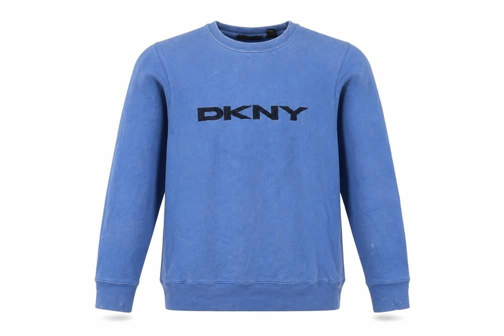 DKNY Blue Men’s S Sweatshirt Logo Pullover