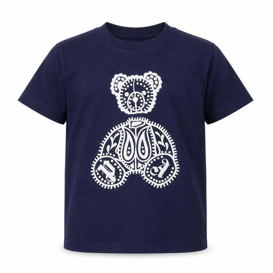 Palm Angels Boys Blue Graphic Print T-Shirt Size M