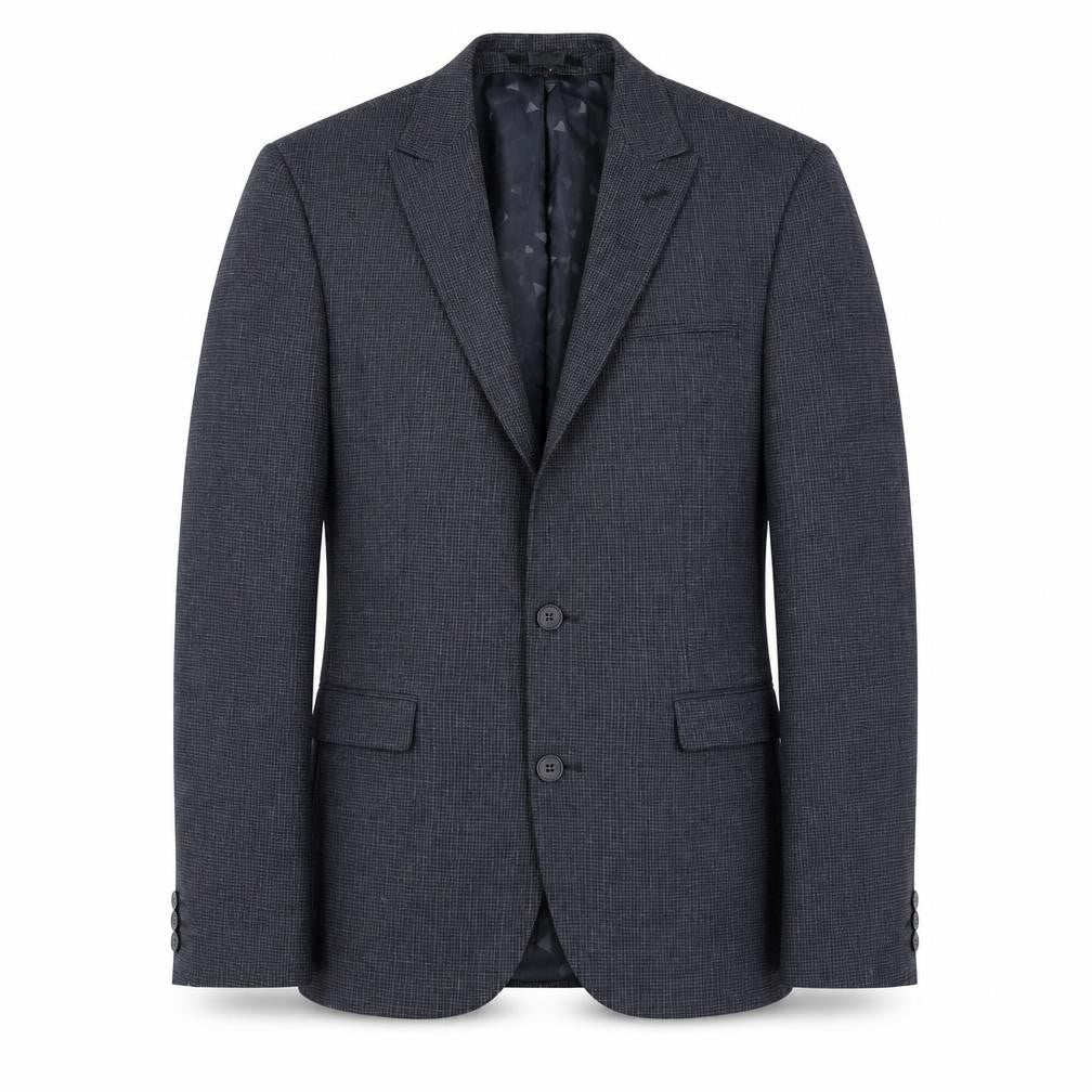 ASOS Men's Blue Check Slim Fit Blazer, Size 38