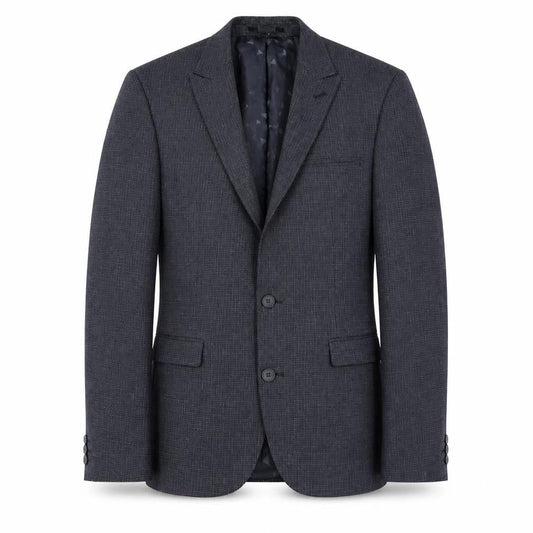 ASOS Men's Blue Check Slim Fit Blazer, Size 38