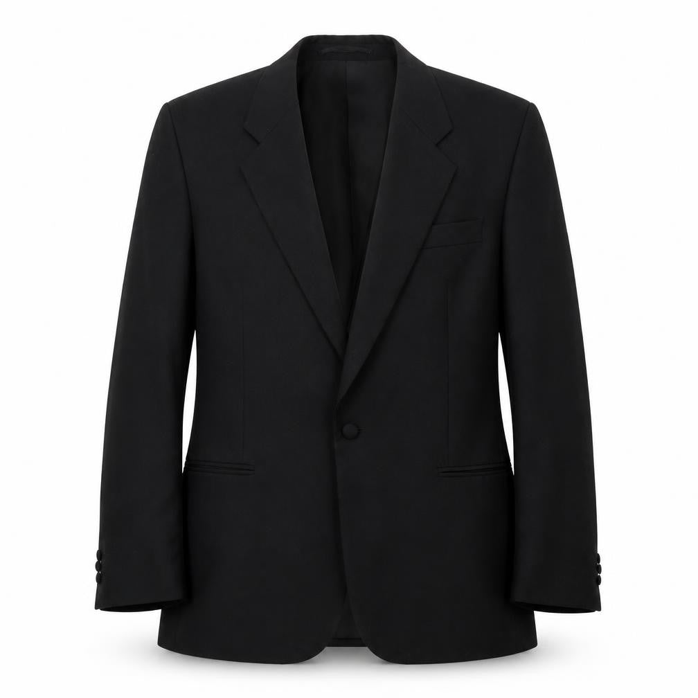 Moss Bros Black Men's Long Suit Size 40L