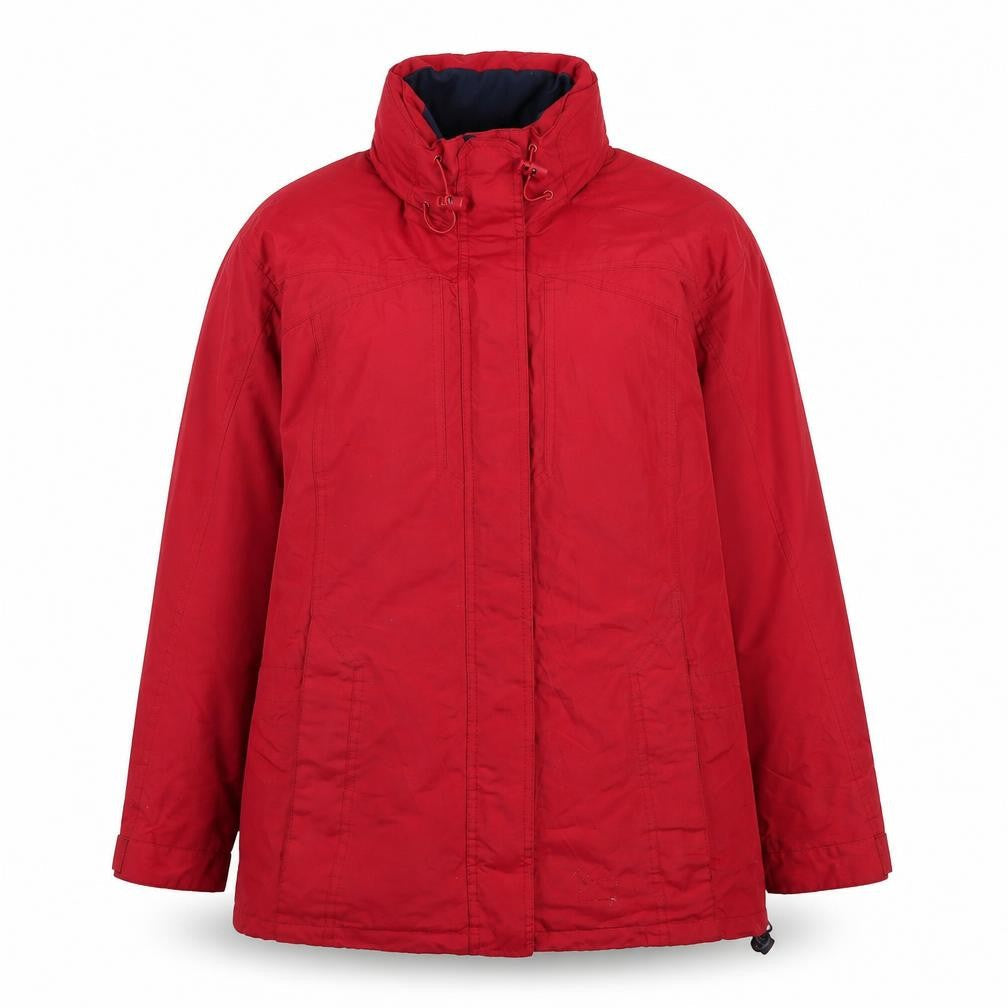 Arctic Storm Women's Red Parka Jacket Size 12