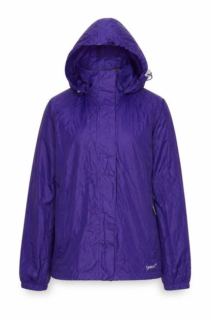Gelert Women's Purple Packaway Rain Coat Jacket Size 6