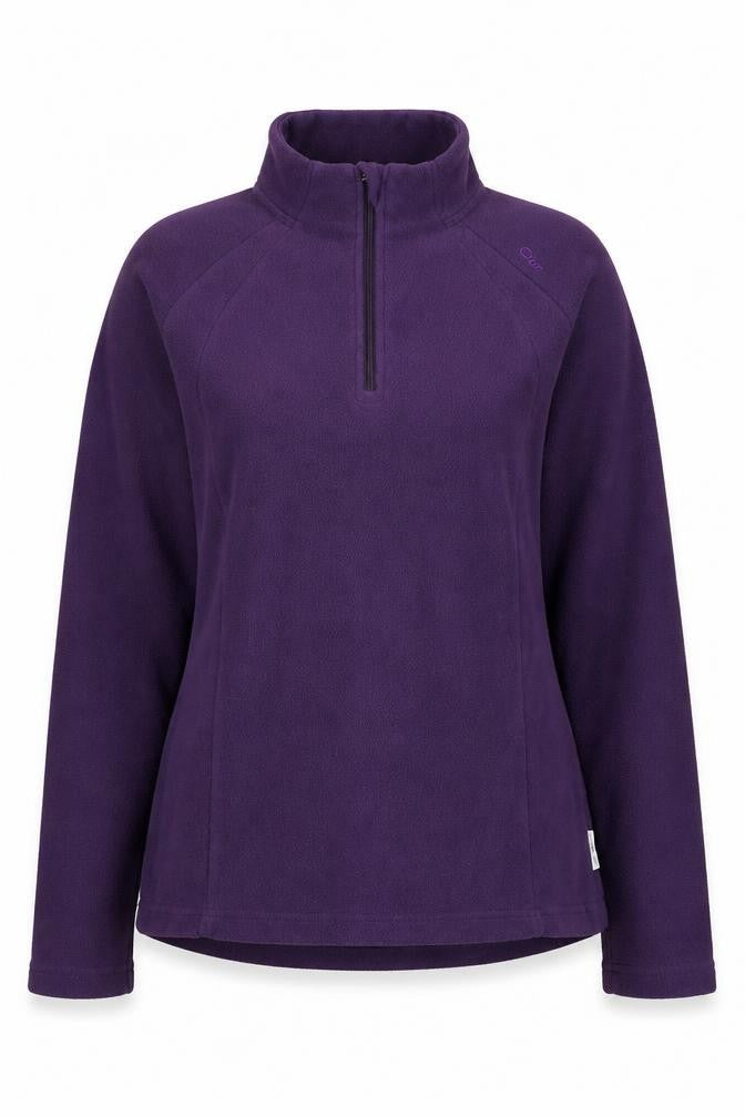 Quechua Purple Women's Size 12 Fleece Pullover