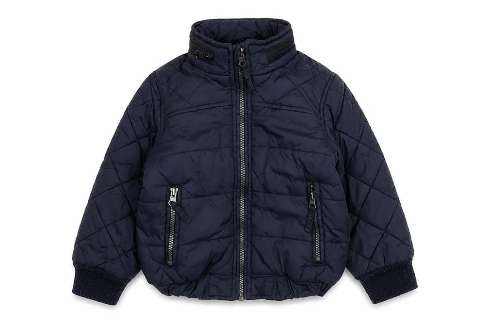 Marks & Spencer Boys Blue Puffer Jacket 3-4 Years