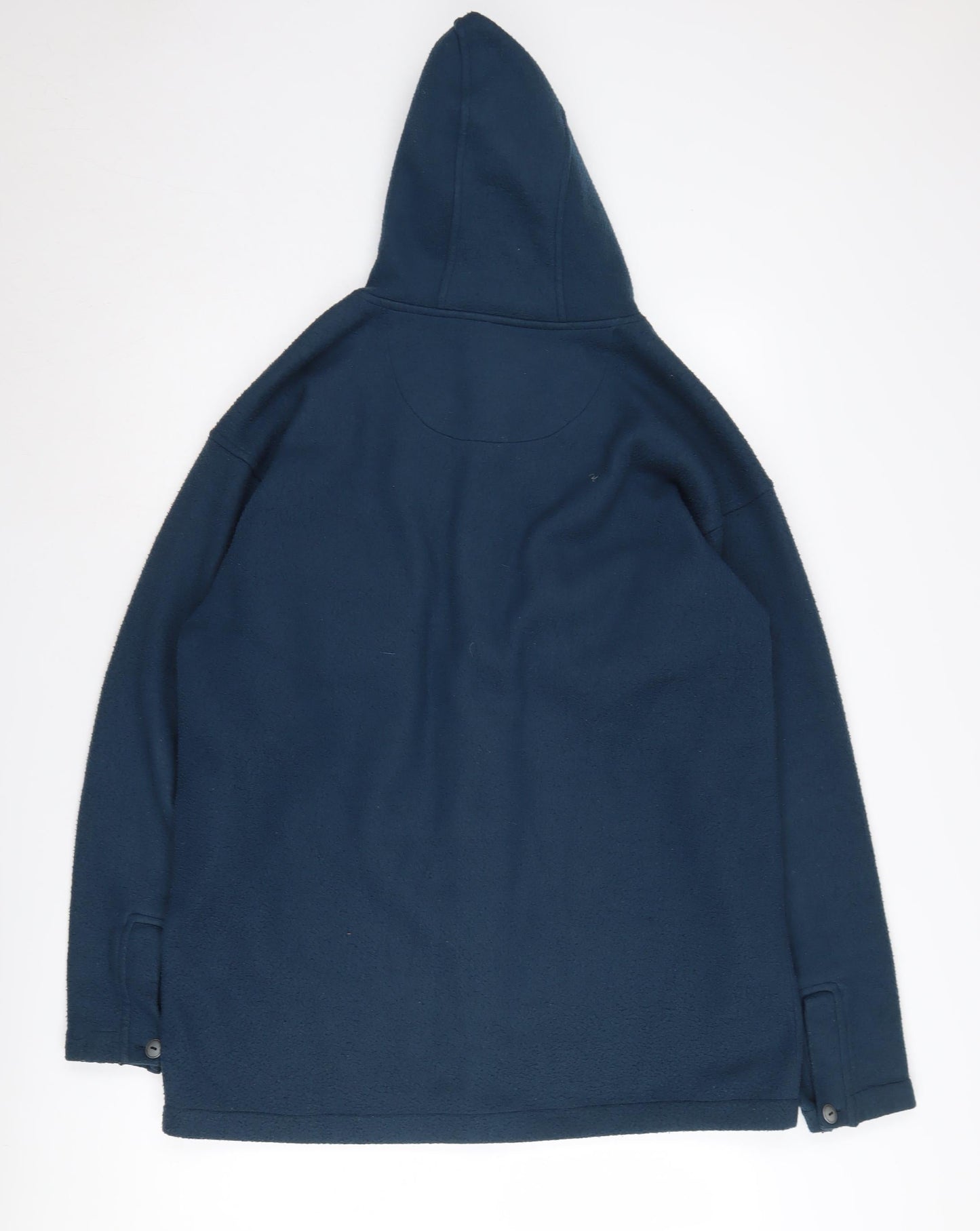 Evolution Men's Blue Hooded Fleece Jacket, Size S