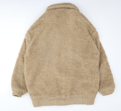 New Look Women's Beige Jacket Size 6 Casual