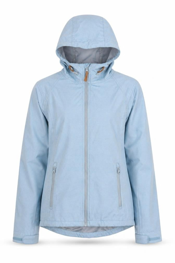Mountain Warehouse Women's Blue Hooded Windbreaker Jacket