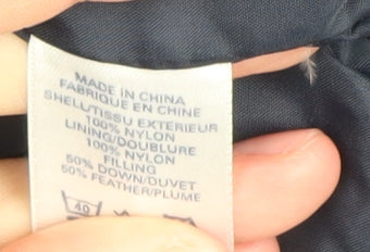 French Connection Men's Blue Parka Jacket - M