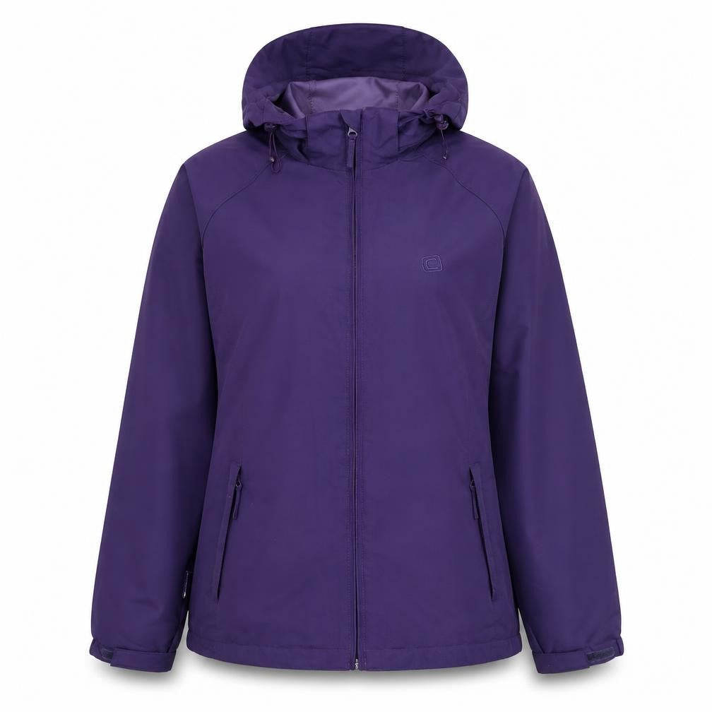 Mountain Essentials Women's Purple Rain Coat Size 12